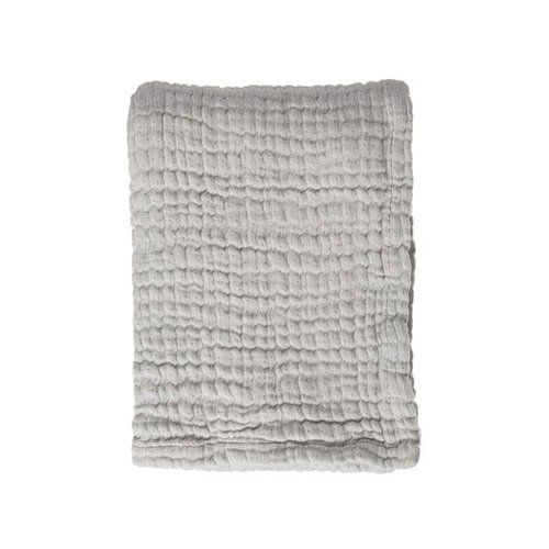 Mies&Co Soft mousseline blanket baby crib soft gentle grey Mies&Co Soft mousseline blanket baby crib soft gentle grey