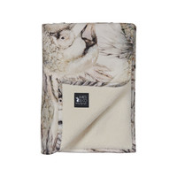 Baby soft teddy blanket  under my wings offwhite // wieg