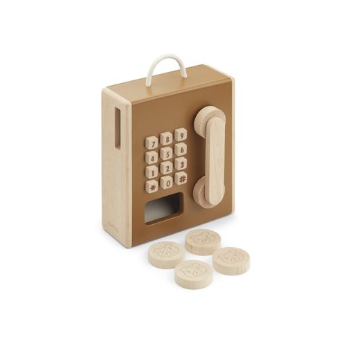 liewood RUFUS PAYPHONE GOLDEN CARAMEL MULTI MIX liewood RUFUS PAYPHONE GOLDEN CARAMEL MULTI MIX