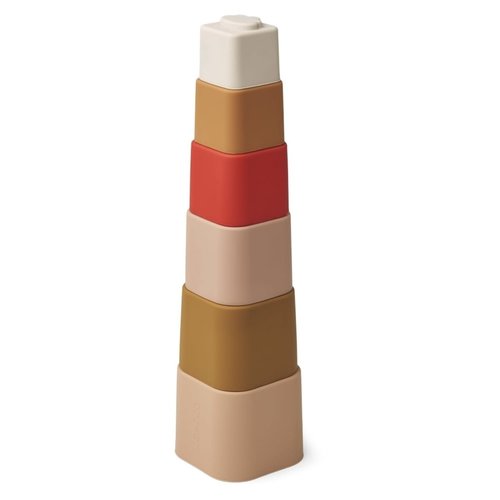 liewood Zuzu stacking cups - apple red multi mix