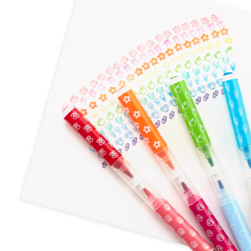Ooly stampables scented double-ended stamp markers - set of 18 Ooly stampables scented double-ended stamp markers - set of 18