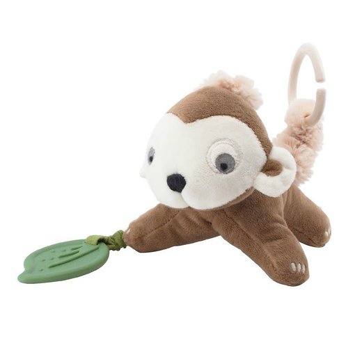 sebra interior Plush activity toy, Maci the monkey, almond brown sebra interior Plush activity toy, Maci the monkey, almond brown