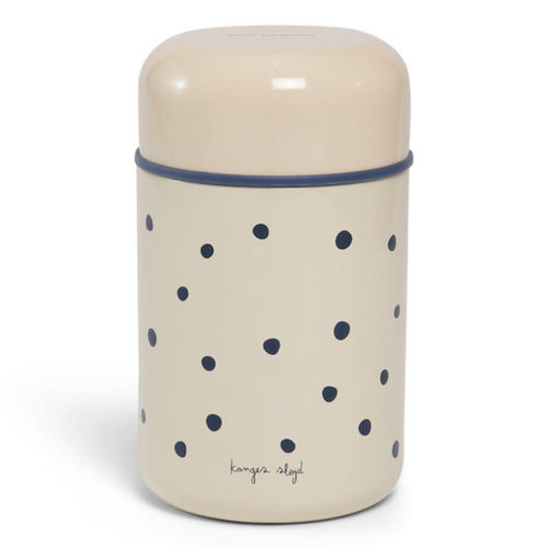 Konges slojd Thermo food jar ocean/blue dot Konges slojd Thermo food jar ocean/blue dot