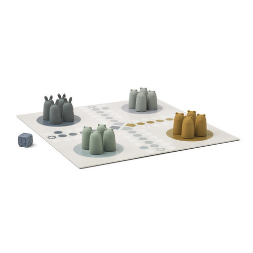 liewood Sarah ludo game - blue multi mix liewood Sarah ludo game - blue multi mix