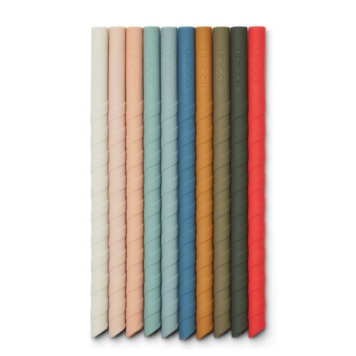 liewood Timoti straw - 10 pack - multi mix