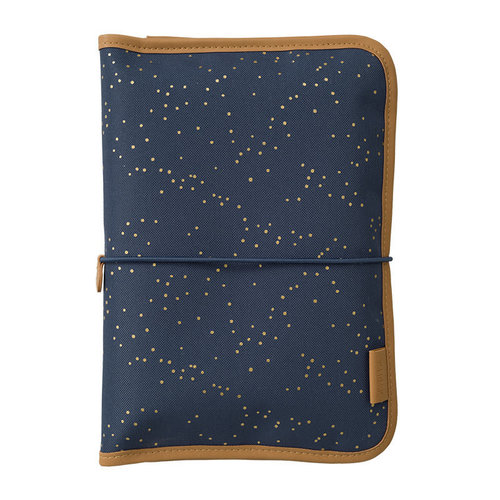 fresk Diaper travelkit indigo dots gold fresk Diaper travelkit indigo dots gold