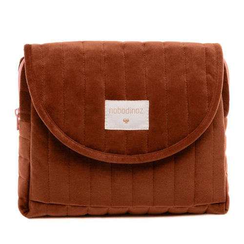 nobodinoz Savanna velvet Maternity Case wild brown