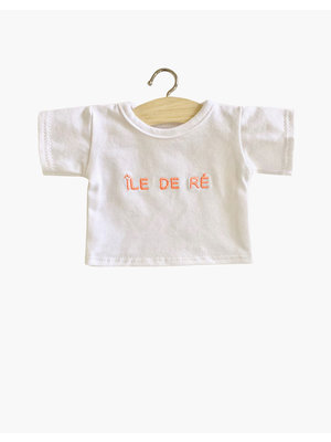 minikane Roze "ile de Ré" T-shirt geborduurd