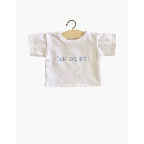 minikane Blauw "ile de Ré" T-shirt geborduurd