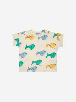 bobo choses Multicolor Fish all over T-shirt baby