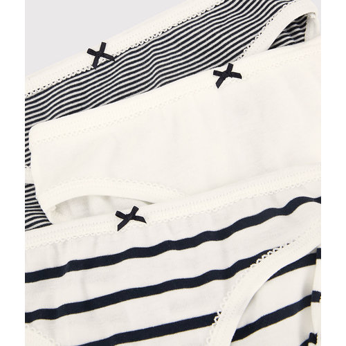 petit bateau Onderbroekjes streepjes meisje 3-pack