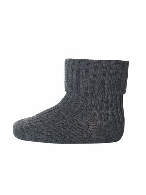 mp denmark Cotton rib socks Dark Grey Melange