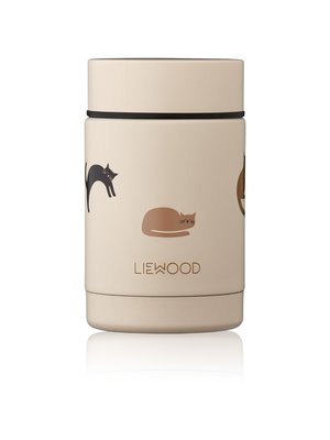 liewood Nadja Food Jar 250 ml - Miauw/Apple blossom mix