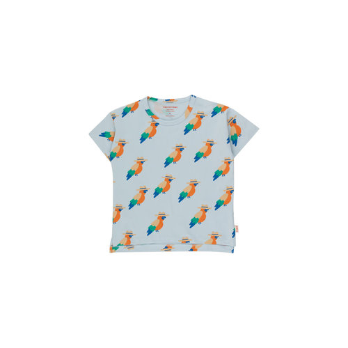 tinycottons PAPAGAYO TEE washed blue tinycottons PAPAGAYO TEE washed blue