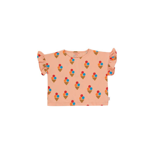 tinycottons ICE CREAM TEE papaya tinycottons ICE CREAM TEE papaya