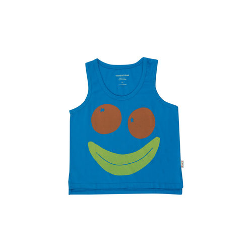 tinycottons SMILE TANK TOP lapis blue tinycottons SMILE TANK TOP lapis blue
