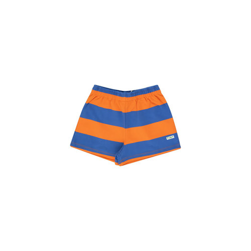 tinycottons TINY STRIPES SHORT tangerine/ultramarine tinycottons TINY STRIPES SHORT tangerine/ultramarine