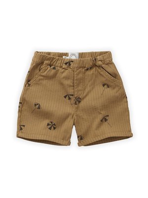 sproet & sprout Woven shorts umbrella print tabacco