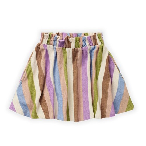 sproet & sprout Paperbag skirt stripe print biscotti sproet & sprout Paperbag skirt stripe print biscotti