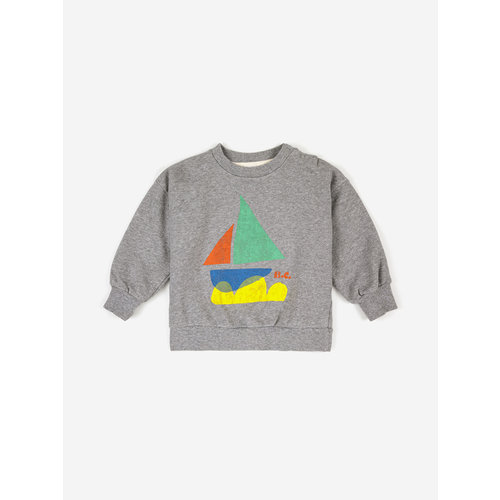 bobo choses Multicolor Sail Boat sweatshirt baby bobo choses Multicolor Sail Boat sweatshirt baby