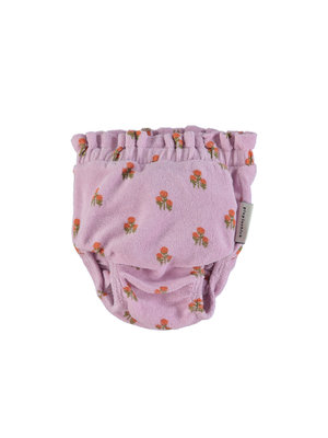 piu piu chick baby bloomers ruffles lilac with little flowers