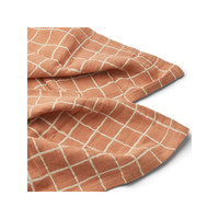 Lewis Muslin Cloth 2 Pack - Check/tuscany rose