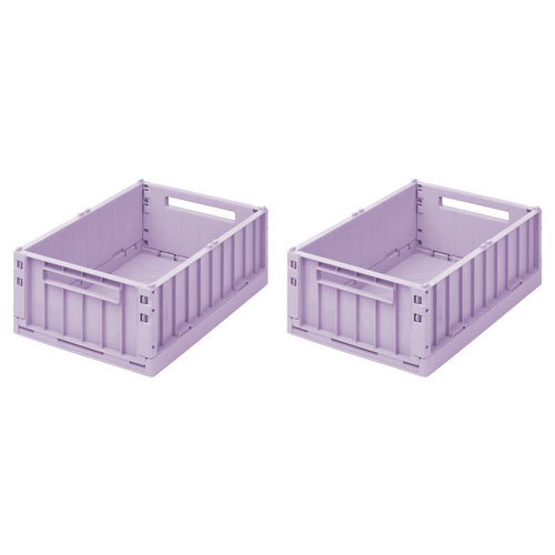 liewood Weston small storage box 2 pack - light lavender