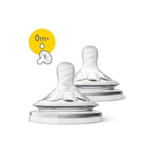 Avent Natural zuigspenen 1 gaatje Avent Natural zuigspenen 1 gaatje