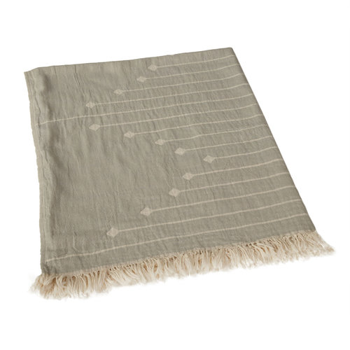Quax Natural - Blanket/towel R/v Grey - 90x110 Cm Quax Natural - Blanket/towel R/v Grey - 90x110 Cm