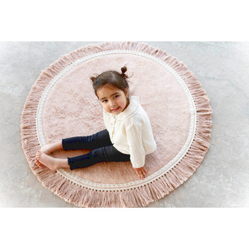 tapis petit Vloerkleed / Rug Anna soft pink 110x110cm