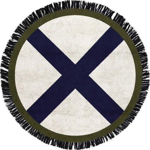 tapis petit Vloerkleed rond cross