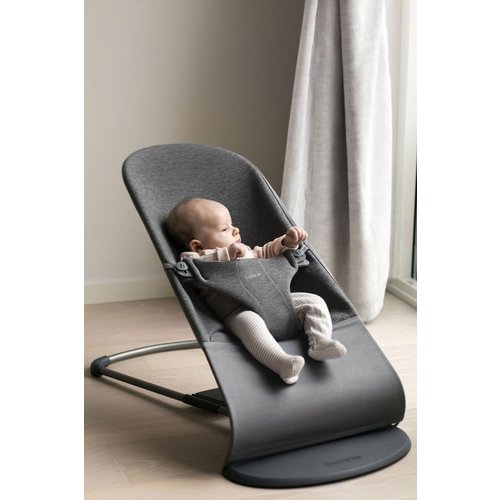 babybjorn Bouncer bliss 3D jersey - charcoal grey/ dark fram grey