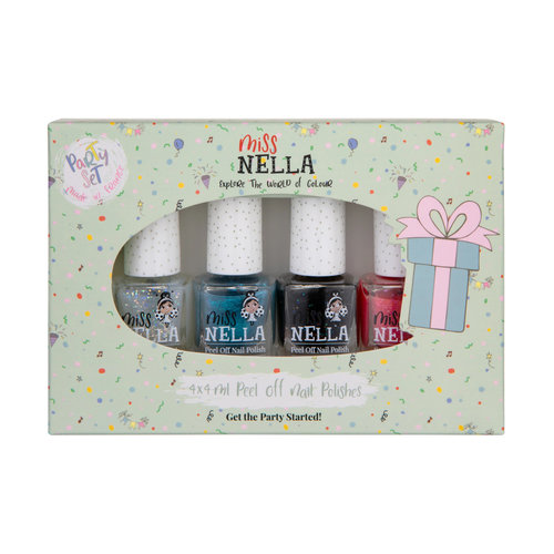 miss nella Bundle Of 4 Nail Polishes party set miss nella Bundle Of 4 Nail Polishes party set