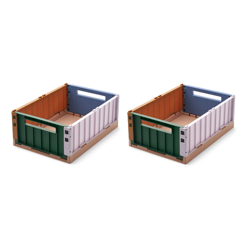 liewood Weston storage box S 2-pack garden green multi mix