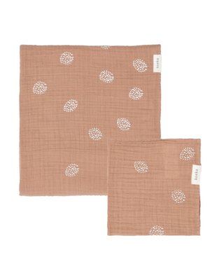 koeka Swaddle met spuugdoek Wonder soft earth