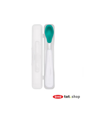 oxo Voedingslepel reisset teal