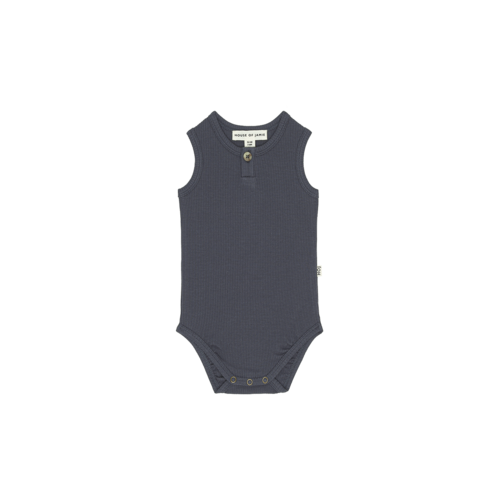 House of jamie Sleeveless Bodysuit Faded Blue House of jamie Sleeveless Bodysuit Faded Blue