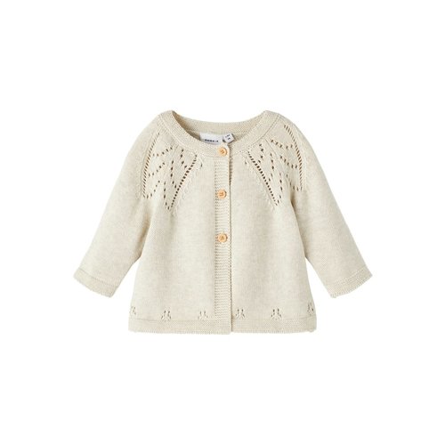NAME IT NBFDULINE LS KNIT CARD Peyote Melange NAME IT NBFDULINE LS KNIT CARD Peyote Melange