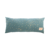 Hardy cushion gold confetti magic green