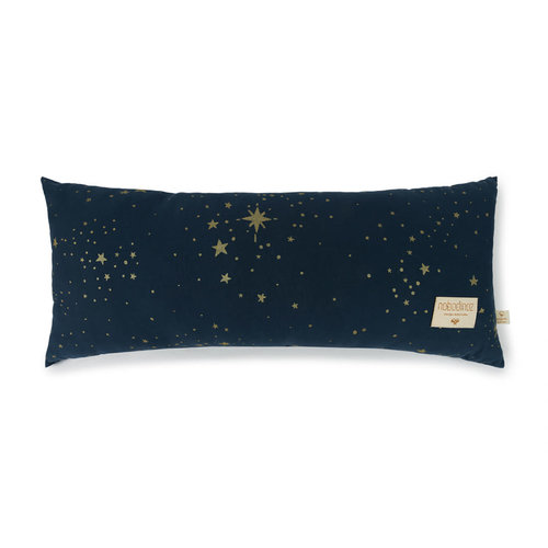 nobodinoz Hardy cushion 22x52 gold stella night blue