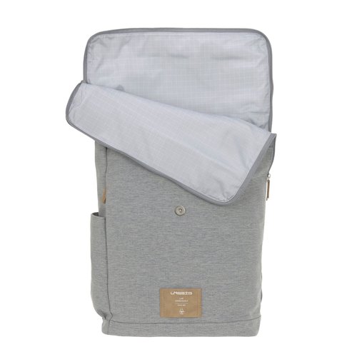 lassig Rolltop Backpack, Grey Mélange (Limited Edition)