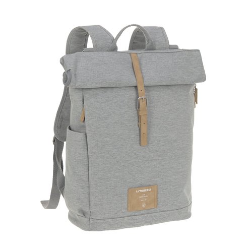 lassig Rolltop Backpack, Grey Mélange (Limited Edition)