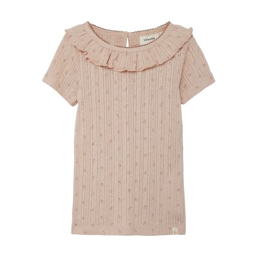 Lil' Atelier NMFRACHELLO SS SLIM TOP LIL rose dust Lil' Atelier NMFRACHELLO SS SLIM TOP LIL rose dust