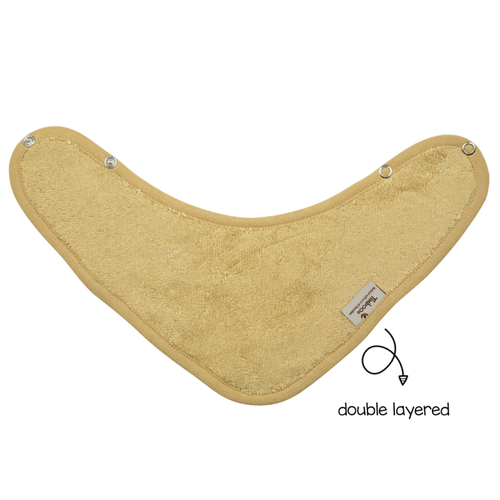 Timboo Bandana 36x20cm honey yellow double layered Timboo Bandana 36x20cm honey yellow double layered