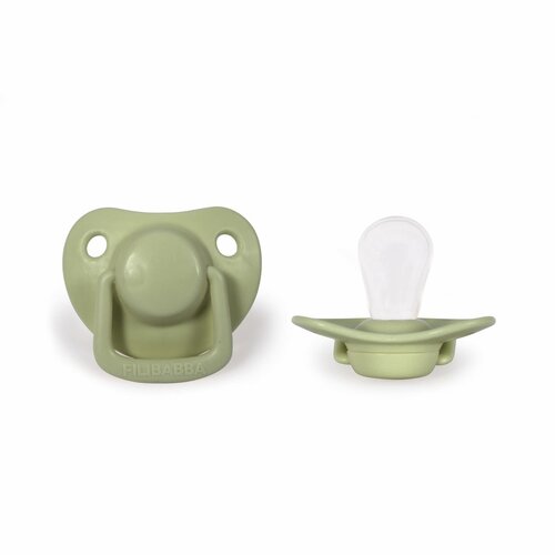 filibabba 0-6m pistachio pacifiers 2 pack