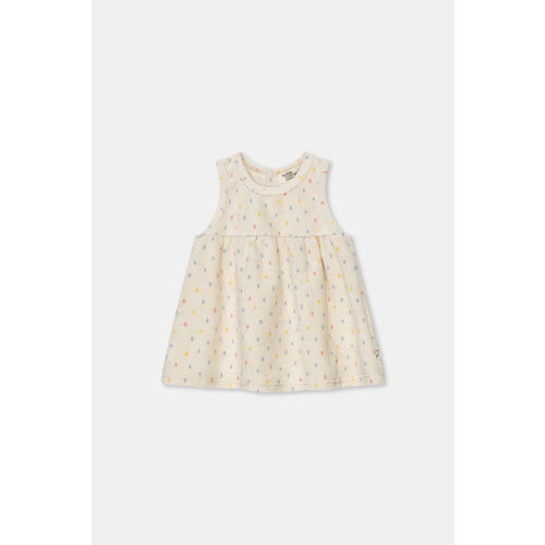 my little cozmo AMELIE214 Toweling print baby dress my little cozmo AMELIE214 Toweling print baby dress