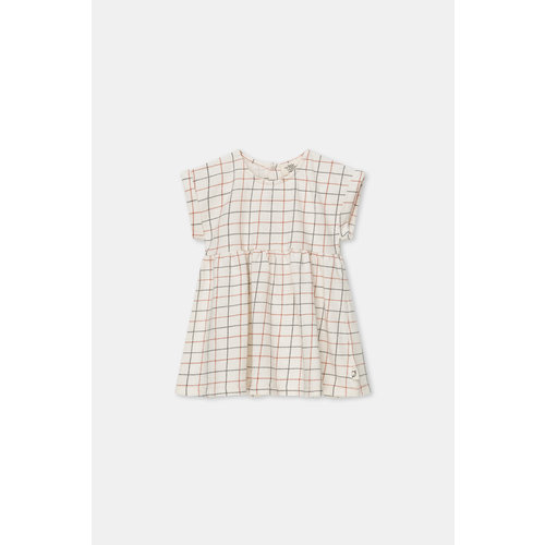 my little cozmo DORIS216 Plaid crepe baby dress my little cozmo DORIS216 Plaid crepe baby dress