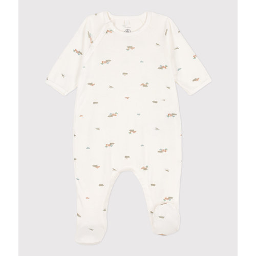 petit bateau Katoenen slaappakje met dieren