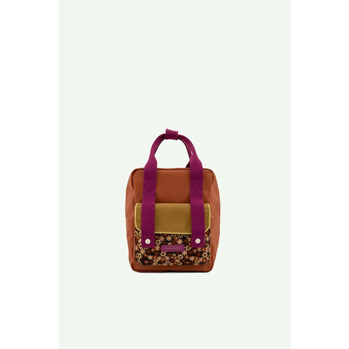 Sticky lemon backpack small | golden | jeronicus brown - flowerfield pink Sticky lemon backpack small | golden | jeronicus brown - flowerfield pink