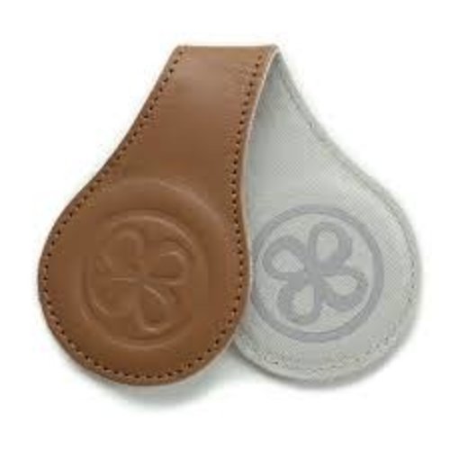 cloby Cloby clips leather brown